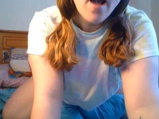 Cute blonde amateur webcam teen masturbating