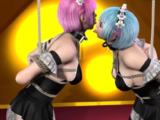 Rem and Ram bondage