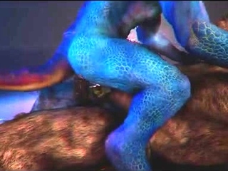 Foxy 3D Superwoman bounces up and down on a cock